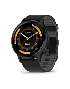 Смарт часы Venu 3 Black кожаный ремешок Garmin