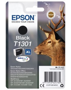 Картридж для струйного принтера C13T13014010 XL черный оригинал Epson
