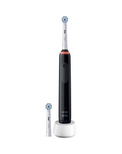 Электрическая зубная щетка Pro 3 3000 Sensitive Clean черный Oral-b