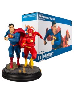 Фигурка Superman vs The Flash DC Battle Statues 25 см MF30132 Mcfarlane toys