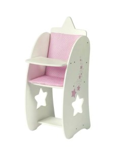 Мебель для кукол стульчик для кормления Diamond Star белый 53 х 29 х 7 см Манюня
