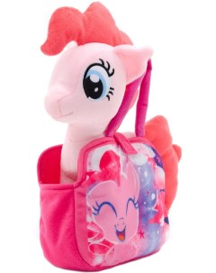 Мягкая игрушка Пони в сумочке Пинки Пай 25 см цвет розовый Yume