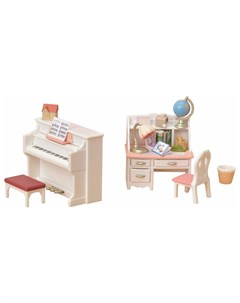 Игровой набор Рабочий стол и пианино Sylvanian families