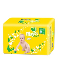Подгузники детские Midi 3 4 9 кг 54 шт Magics easysoft