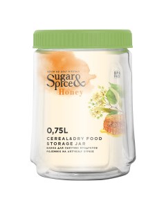 Банка для сыпучих продуктов Sugar Spice Kitchen Collection Honey 0 75 л Sugar&spice