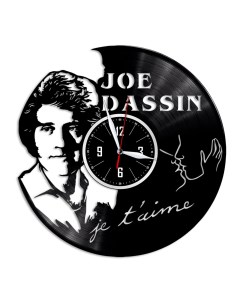 Часы из виниловой пластинки c VinylLab Джо Дассен (c) vinyllab