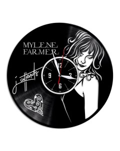 Часы из виниловой пластинки c VinylLab Milen Farmer (c) vinyllab