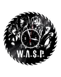 Часы из виниловой пластинки c VinylLab WASP (c) vinyllab