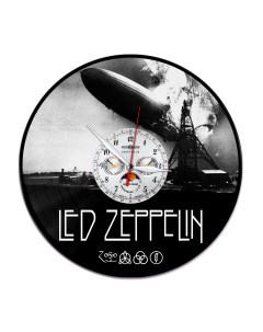 Часы из виниловой пластинки c VinylLab Led Zeppelin (c) vinyllab