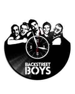 Часы из виниловой пластинки c VinylLab Backstreet Boys (c) vinyllab