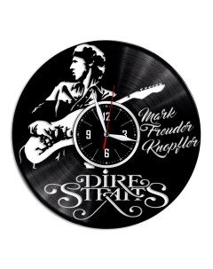 Часы из виниловой пластинки c VinylLab Dire Straits (c) vinyllab
