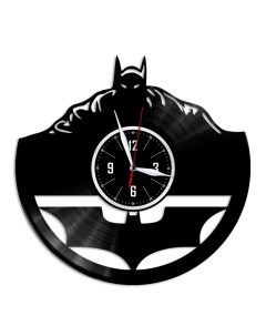 Часы из виниловой пластинки c VinylLab Batman (c) vinyllab