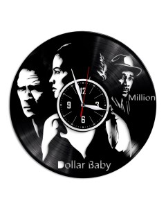 Часы из виниловой пластинки c VinylLab Малышка на миллион (c) vinyllab