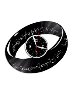 Часы из виниловой пластинки c VinylLab Властелин колец (c) vinyllab