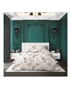 Комплект постельного белья Nature Touch семейный сатин 50 x 70 см экрю Fashion fantasy