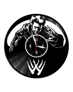 Часы из виниловой пластинки c VinylLab X Men (c) vinyllab