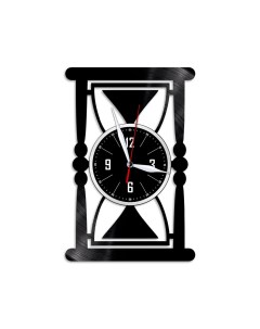 Часы из виниловой пластинки c VinylLab Песочные часы (c) vinyllab
