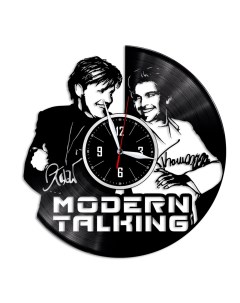 Часы из виниловой пластинки c VinylLab Modern Talking (c) vinyllab