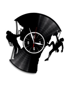 Часы из виниловой пластинки c VinylLab Альпинизм (c) vinyllab