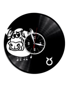 Часы из виниловой пластинки c VinylLab Знак зодиака c VinylLab Овен (c) vinyllab