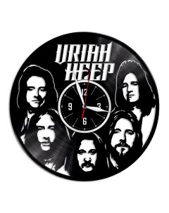 Часы из виниловой пластинки c VinylLab Uriah Heep (c) vinyllab