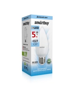 Лампа SBL C37 05 40K E27 Smartbuy