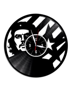 Часы из виниловой пластинки c VinylLab Че Гевара (c) vinyllab