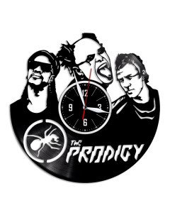 Часы из виниловой пластинки c VinylLab The Prodigy (c) vinyllab