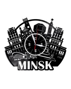 Часы из виниловой пластинки c VinylLab Минск (c) vinyllab