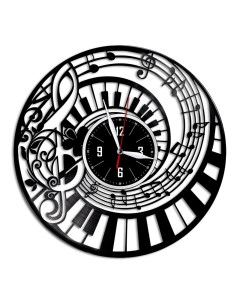 Часы из виниловой пластинки c VinylLab Музыка (c) vinyllab