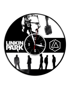 Часы из виниловой пластинки c VinylLab Linkin Park (c) vinyllab
