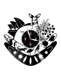 Часы из виниловой пластинки c VinylLab Австралия (c) vinyllab