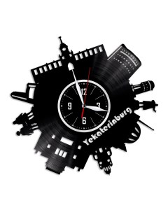 Часы из виниловой пластинки c VinylLab Екатеринбург (c) vinyllab