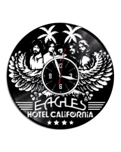 Часы из виниловой пластинки c VinylLab Eagles (c) vinyllab