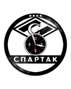 Часы из виниловой пластинки c VinylLab Спартак (c) vinyllab