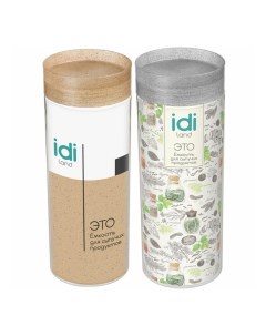 Емкость для сыпучих продуктов Idi Land Asti 1 5 л Idiland