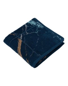 Полотенце Basic Azure 50 х 90 см махровое синее Cleanelly