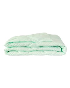 Одеяло Лебяжий пух 205 x 172 см всесезонное зеленое Мягкий сон