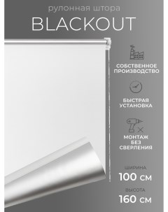 Рулонная штора Blackout LmDecor Симпл 100х160см Lm decor
