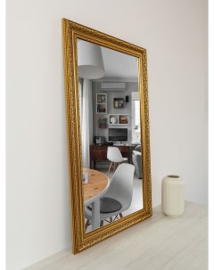 Зеркало настенное 50х110 в золотой раме Зеркалоок