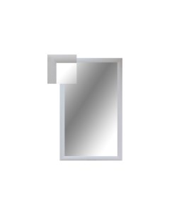 Зеркало KD_ настенное 1801 БШ 1 белый шелк Attache