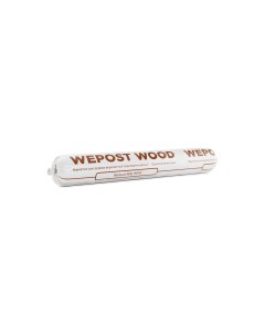 Герметик для деревянного домостроения белый RAL 9010 колбаса 600 мл Wepost wood