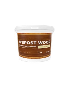 Герметик для деревянного домостроения беленый бук RAL 1015 ведро 7 кг Wepost wood
