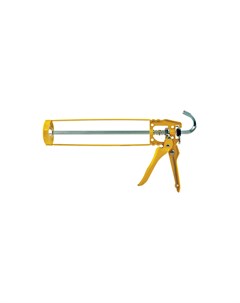 Пистолет желтый Skeleton для герметиков в тубах Soudal