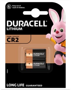 Батарейка CR2 Lithium в упаковке 2 шт Duracell
