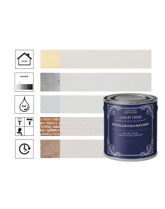 Краска ультраматовая для стен и потолков Серый зимний 1л Rust-oleum