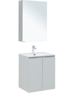 Мебель для ванной Алвита New 60 2 дверцы серый Aquanet