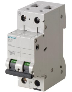 Автоматический выключатель 400V 6KA 2 ПОЛ C 20A Siemens