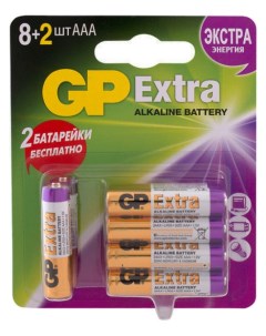 Батарейка Extra AAA LR03 10 шт Gp