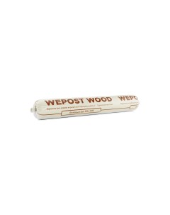 Герметик для деревянного домостроения беленый бук RAL 1015 колбаса 600 мл Wepost wood